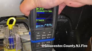 Uniden SDS-100 scanning the New Jersey State police troop A (South Jersey) system