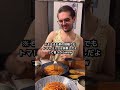 イタリア人🇮🇹に具無しトマトパスタを出したら #国際カップル #外国人彼氏 #トマトパスタ