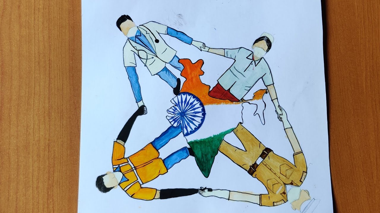 Independence Day Painting Republic Day Easy painting Watercolor