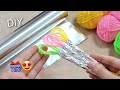 INCREDIBLE!! How to make money with aluminum foil and yarn at home - Amazing recycling craft ideas