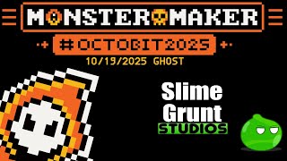 Pixel Art Timelapse – Monster Maker Design | Octobit 2025 Day 19: Ghost