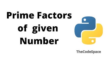 How to Find Prime Factors of a Number in Python