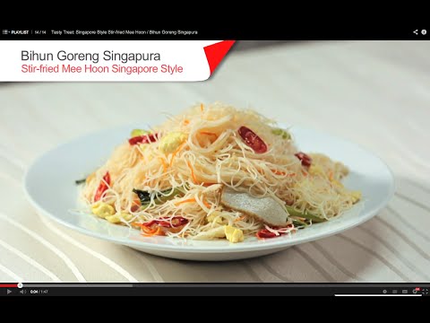 Step By Step Resepi Mee Hoon Putih Singapore - Kuliner Melayu
