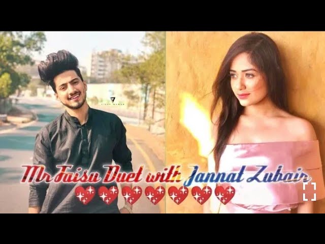 Tik tok musical ly Mr faisu Duet with jannat zubair Mr faisu & jannat zubair Duets 2019 HD