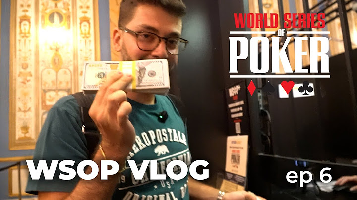 VINCO un piatto da 5300€ ♠️ Day 6 WSOP VLOG ♠️