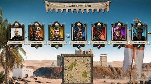3 🆚 4 Stronghold crusader definitive edition Extreme Trail Mission # 11 Wide Open Plain