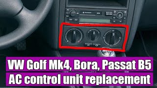 Manual Heater & A/C Air Conditioning Climate Controls Module Compatible with MK4 VW New 