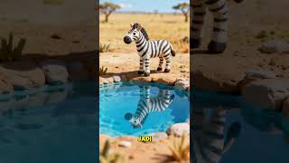 Garis Zebra Tidak Ada yang Sama #Shorts #Faktaunik #Duniapintar #Animasiclay #Clay