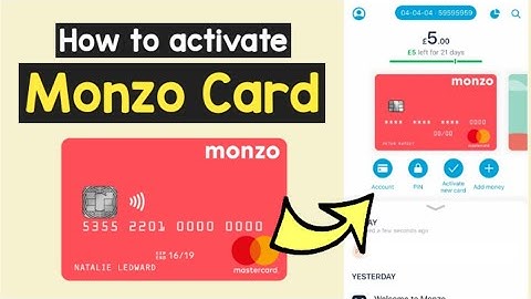 Activate Monzo Card using Monzo App | Activate New Monzo Card | Verify Monzo Card | Not Active Monzo
