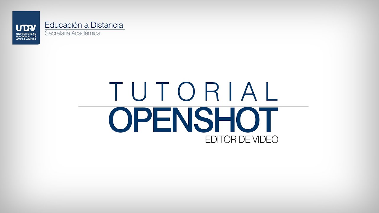 Tutorial Openshot Video Editor - YouTube