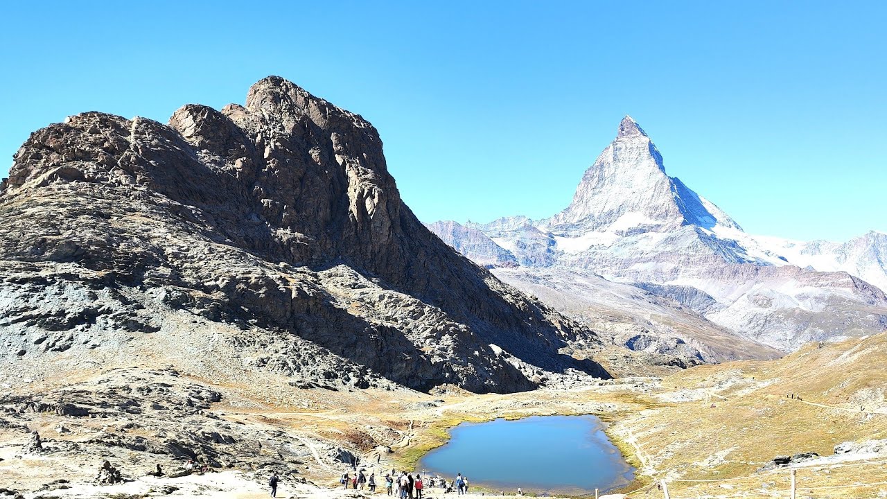 Wandern im Wallis: Auf dem Gornergrat mit Blick auf das Matterhorn und 28 weitere 4.000er(4k, 2023)