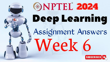 NPTEL Deep Learning Week 6 Assignment Answers | Jan-Apr 2024