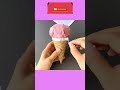 Paper ice.cream cone idea for kids