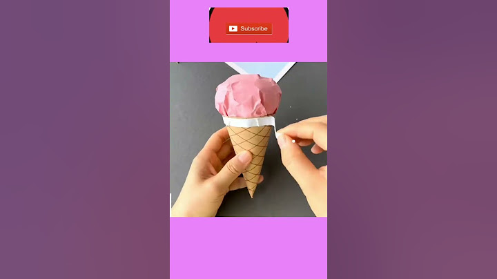 Paper ice.cream cone idea for kids