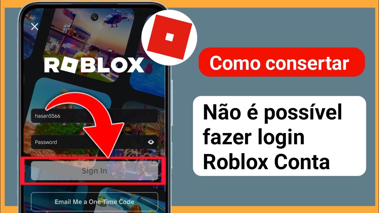 Como consertar o erro Não consigo fazer login na conta Roblox (2025 ...