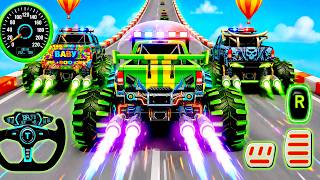 Mega Ramp Monster Car Racing 3D - Extreme Car Stunts -Android Gamepla #MegaRamp #3DGames #CarRacing screenshot 3