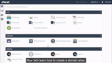 cPanel - Creating a Domain Alias