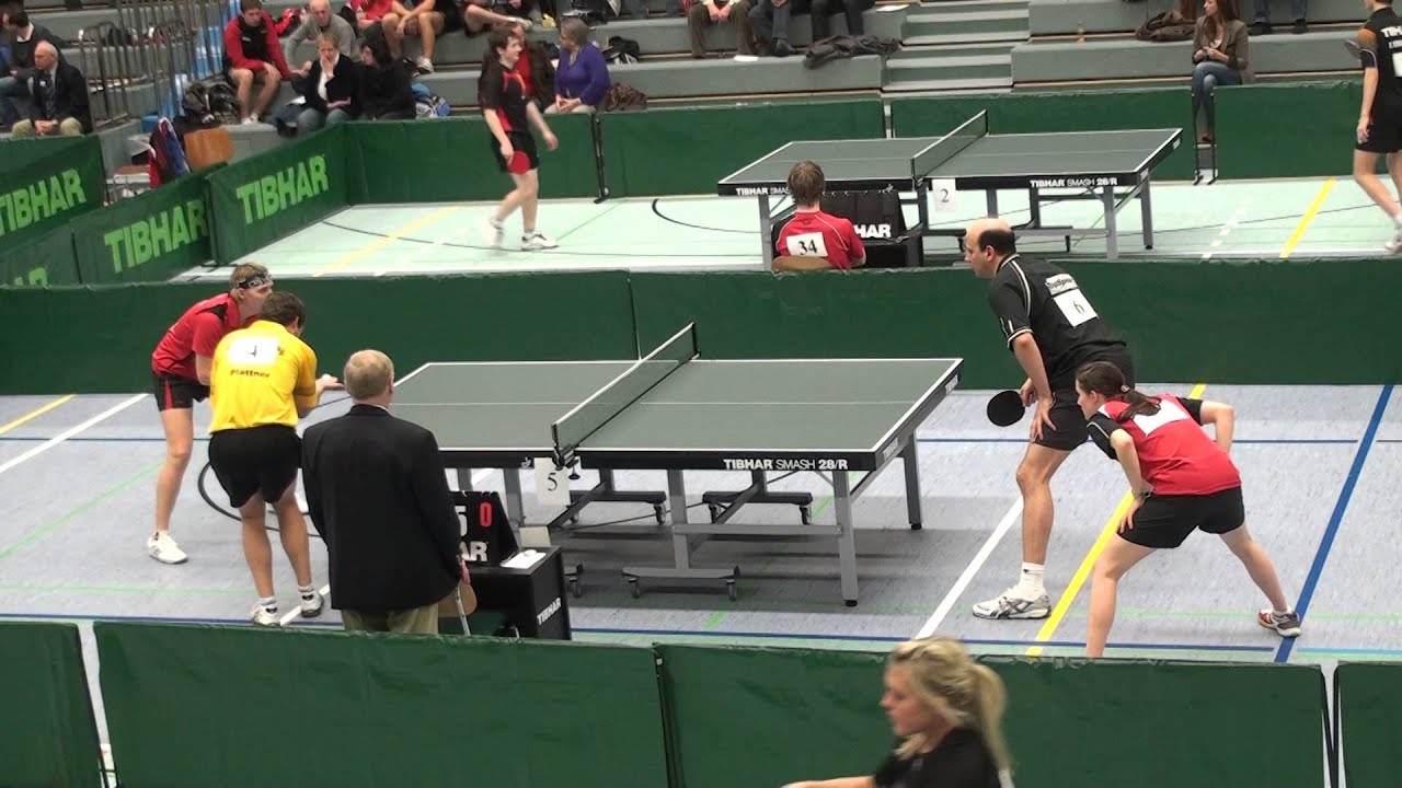 Mixed Semif   Winter Yahmed vs Schneider Plattner M 4  h moertl Bayerische Tischtennis Meisterschaft