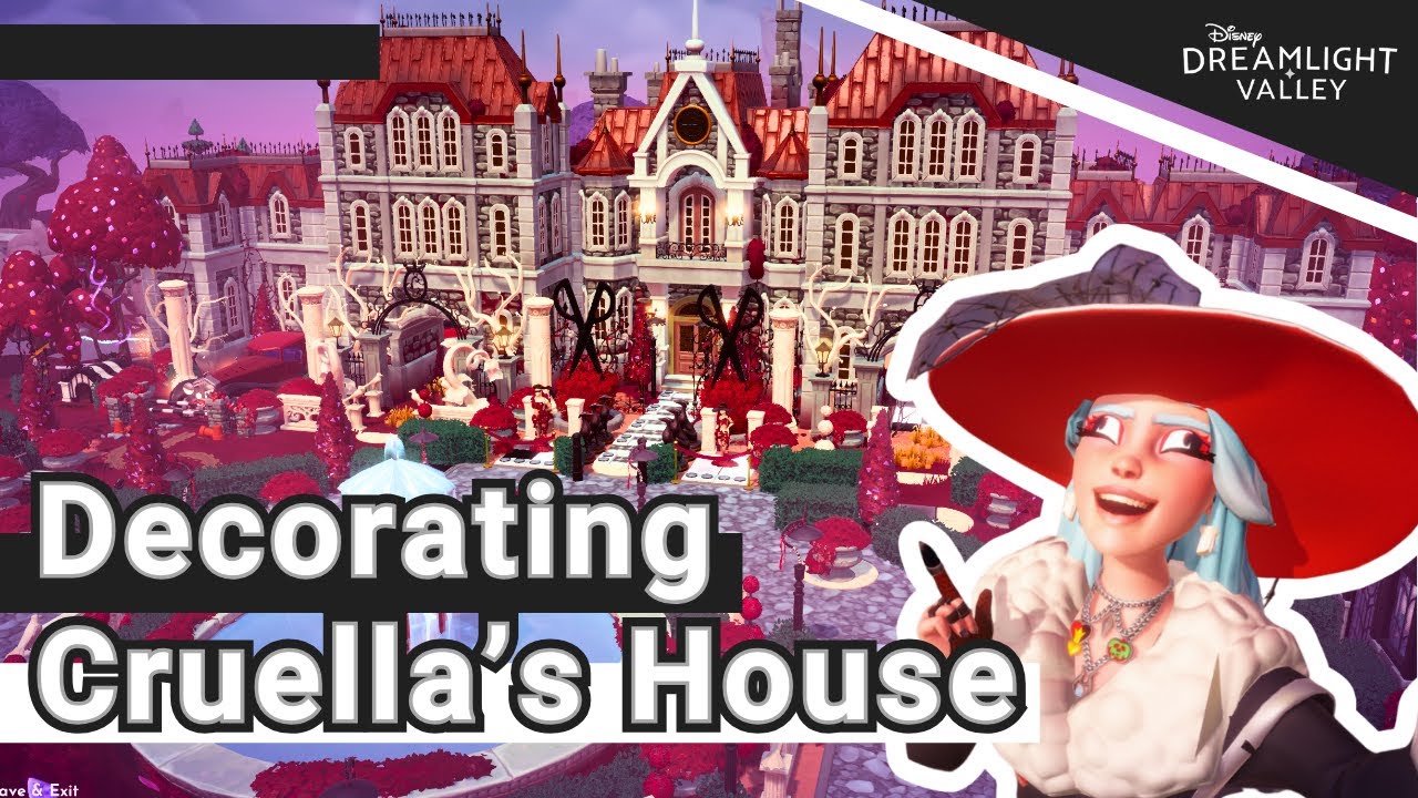 Украшаем дом Круэллы | Долина Сновидений Диснея
