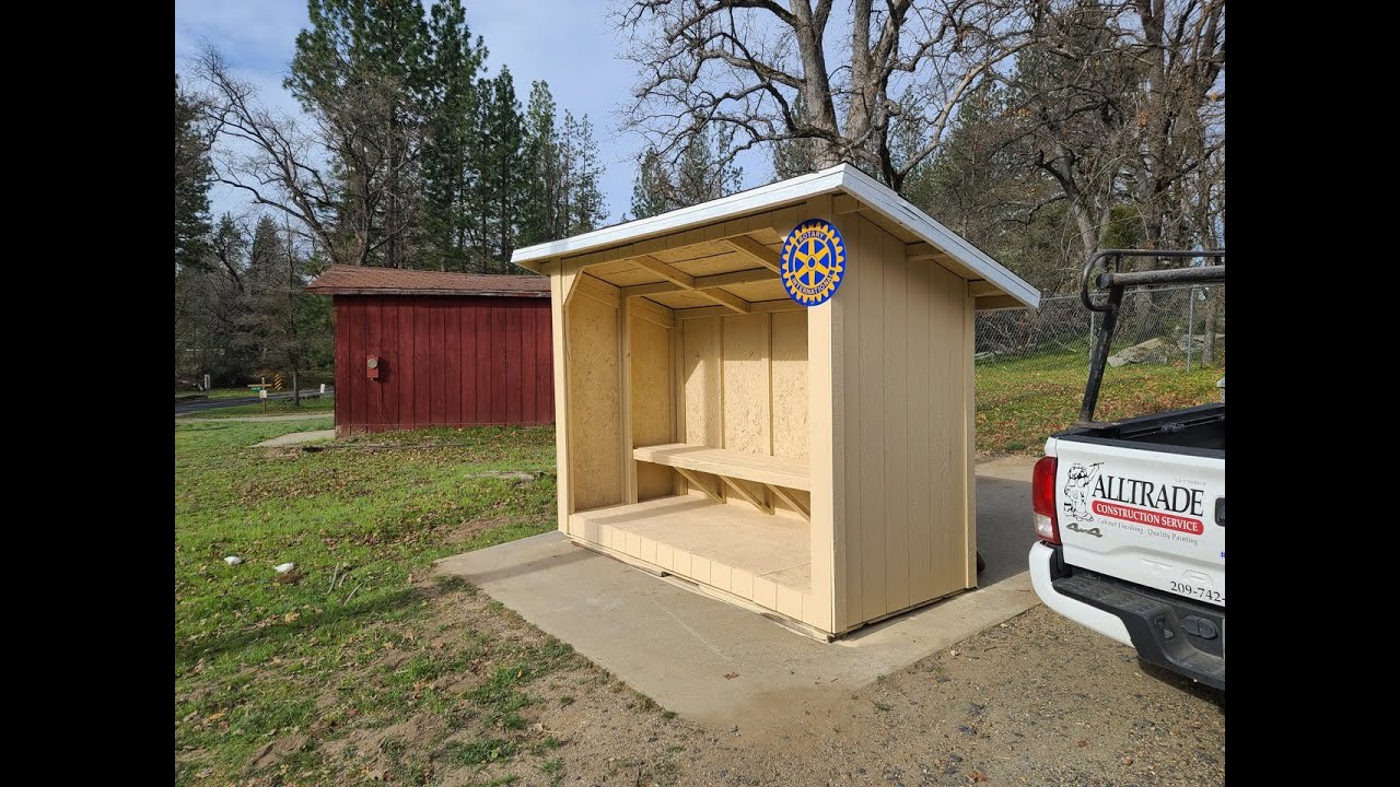ROTARY CLUB of Mariposa Yosemite Bus Shelter 2022