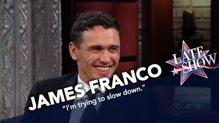 Stephen Stages An Art Intervention For James Franco