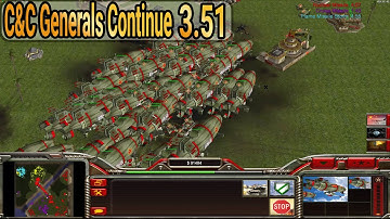 C&C Generals Zero Hour Mod Continue V 3.51 - China Commander In Chief  1 Vs  Hard Enemy