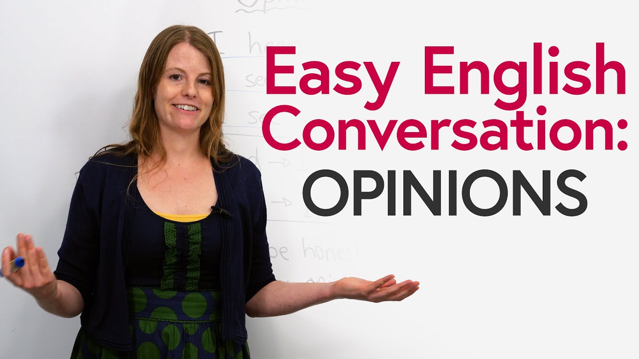 ⁣Improve Your English Conversations: How to talk about opinions