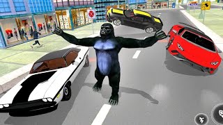 Best Gorilla Game - Gorilla City Simulator - Rope Hero Gorilla Game // Android Gameplay Simulator screenshot 1