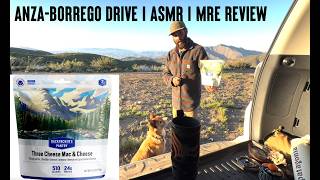 Anza-Borrego Desert Sunset Drive with Leila | ASMR Gear Review & MRE Tasting | 4Runner