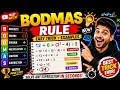 BODMAS RULE SHOT TRICK FOR RAILWAY SSC UP POLICE SSC AND OTHER COPTETIVE EXAM