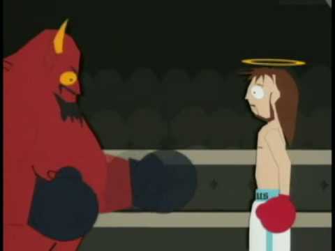 Jesus Vs Satan With Healthbars South Park 1999 Youtube