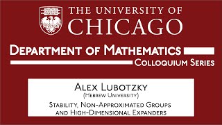 Colloquium: Alex Lubotzky (Hebrew University)