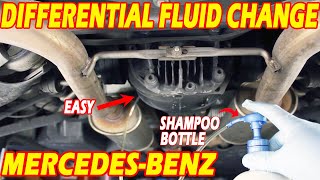 How To Change Rear DIFFERENTIAL Fluid | Mercedes Benz S Class S500 W220 | EASY!
