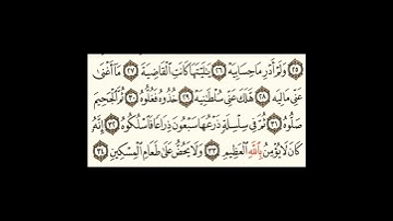 سورة الحاقة٢٧الى٣٤ #اكسبلور #سورةالفاتحة #سورةالكوثر #سورةالاخلاص #ترند #سورةالفلق #تيك_توك #لايك