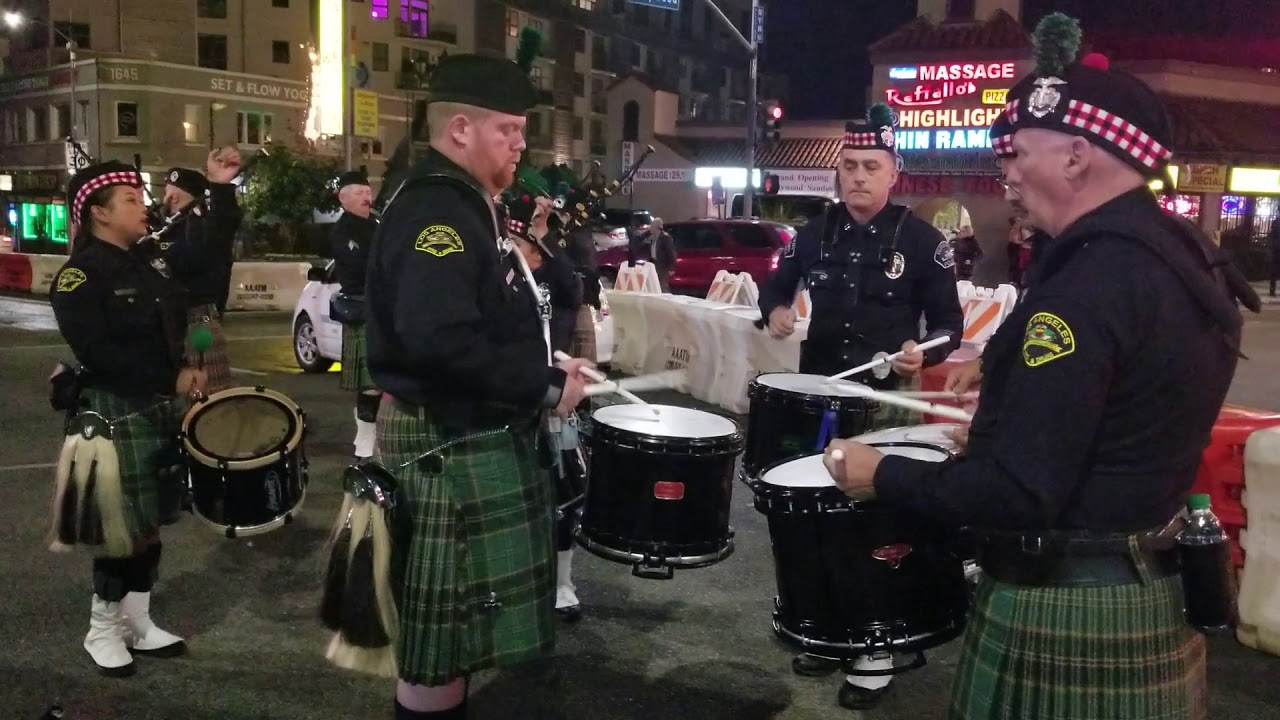 Los Angeles Police Emerald Sociey Pipes and Drums