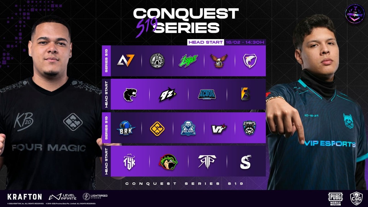 [PTBR] CONQUEST SERIES | HEAD START | DIA 1/2 - YouTube