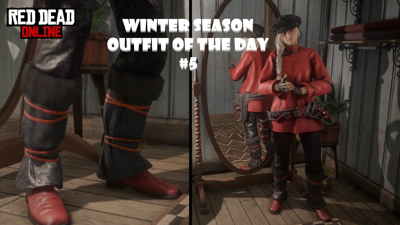 Red Dead Online Winter Outfit Of The Day 5 Female Outfits for cold