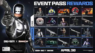 ALL NEW Black Ops 7 Robocop Event Pass REWARDS! (FREE Operators, Content &amp; MORE) - Season 3 Reloaded