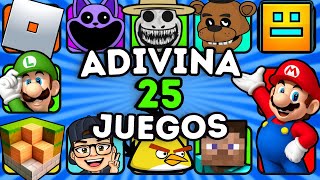 Guess 25 GAMES by EMOJI😃+ Song🎶Poppy Playtime💙Fnaf🐻Minecraft💚 Zoonomaly💚Mario❤️Angry Birds screenshot 2