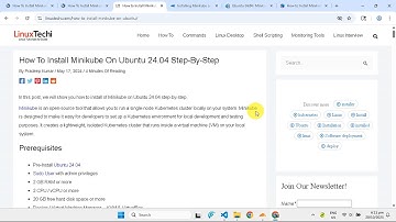 How To Install Minikube On Ubuntu 24.04