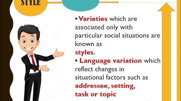 SOCIOLINGUISTICS LEVELS OF VARIATION