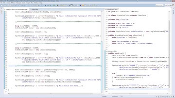8 Scheduling Tasks For One Time Execution Using Normal Threads API PART 2 -- Executor Framework