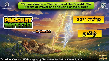 [Tamil]Parashat Vayetzei - 29 November 2025 / 9 Kislev 5786 - He Went Out