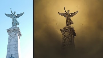 How to Add Fog and Dramatic Light Effect Photoshop  Manipulation Tutorial