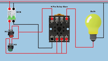 How to Wire 8 PIN Relay for Holding or Latching Circuit