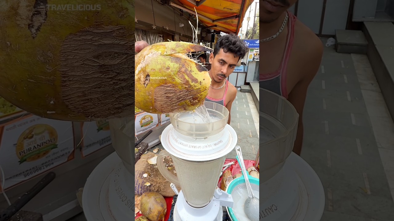 The Most UNIQUE Coconut Milkshake You'll Ever See!