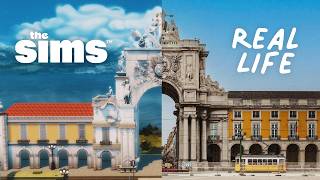 I Built Lisbon's Iconic Arch in The Sims 4