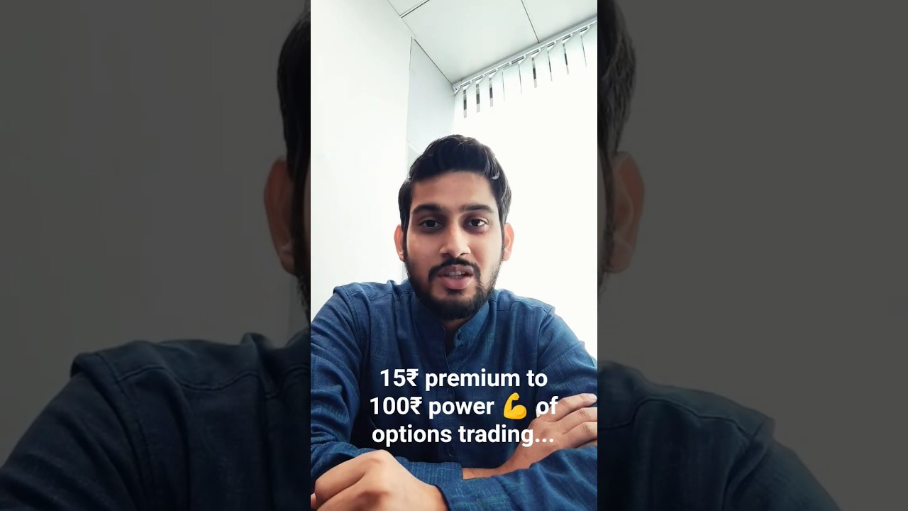 Options Trading Power 💥 ₹20 Premium → ₹100 | Real Example