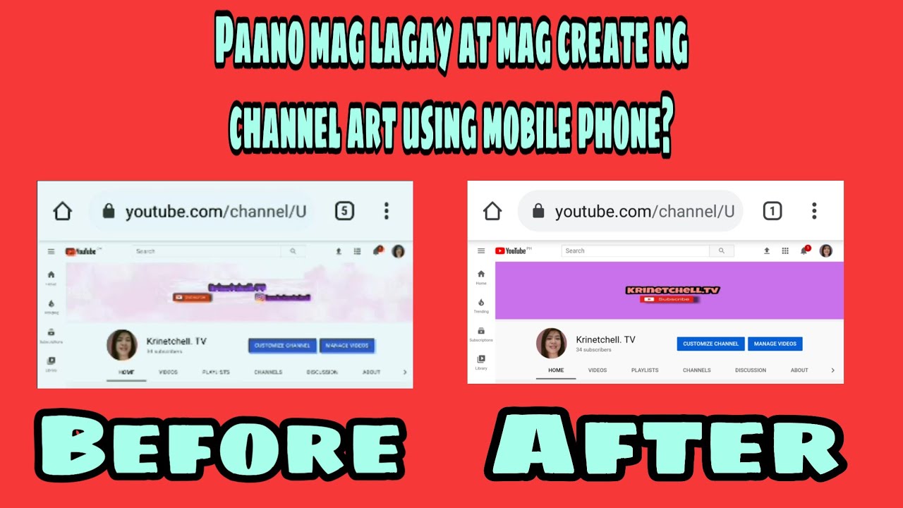How to Create and Change Channel art in YouTube Account ? YouTube