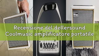 Recensione del dellersound Coolmusic amplificatore portatile per chitarra acustica da 30 W con ingre